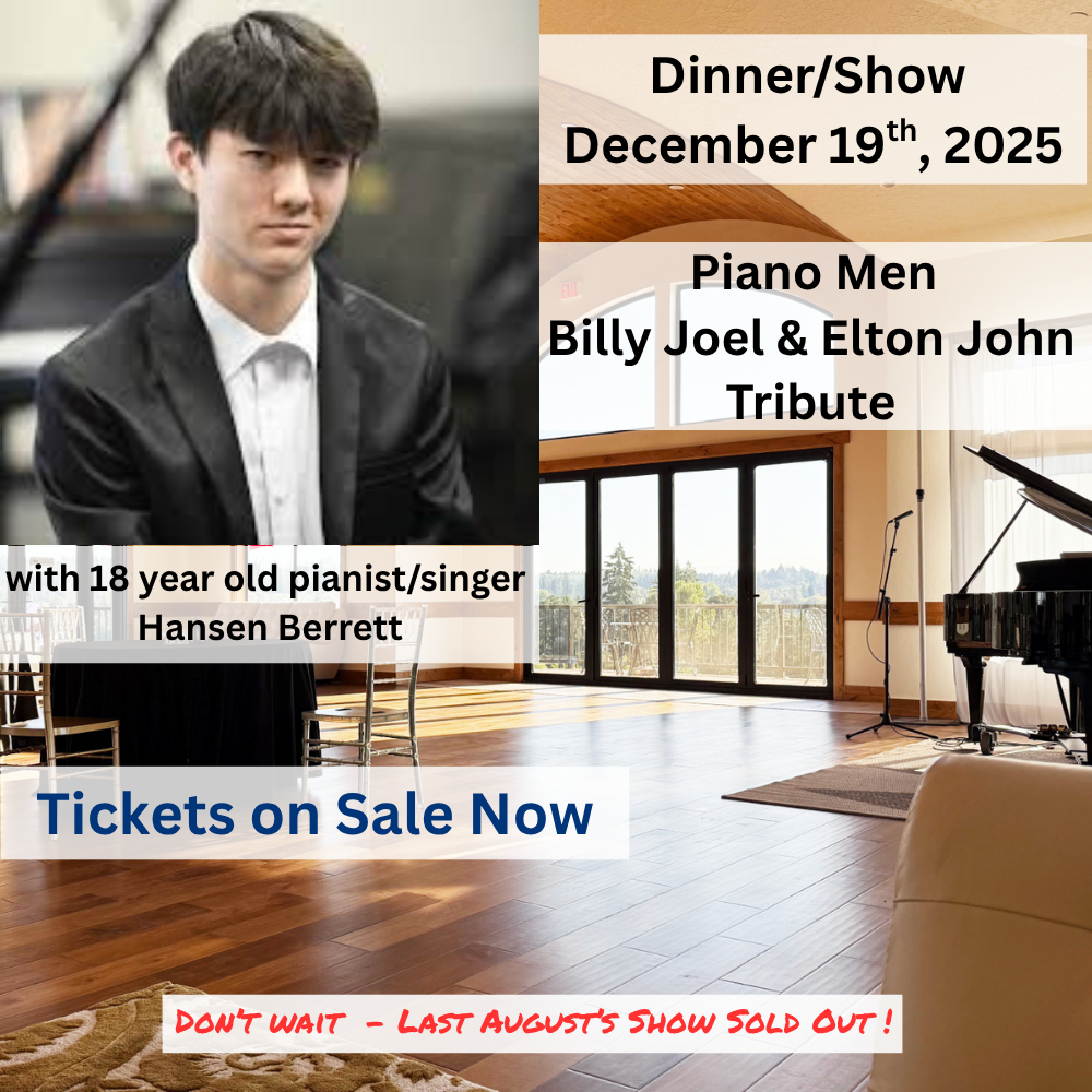 DInner & Show - Piano Men Billy Joel & Elton John Tribute - Fri, Dec. 19th
