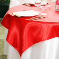 Satin Table Overlay Rental