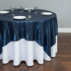 Sequin Table Overlay Rental