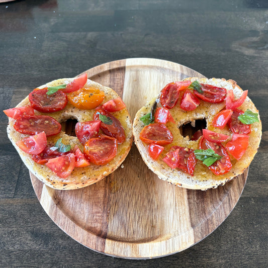 Bagel with Confit