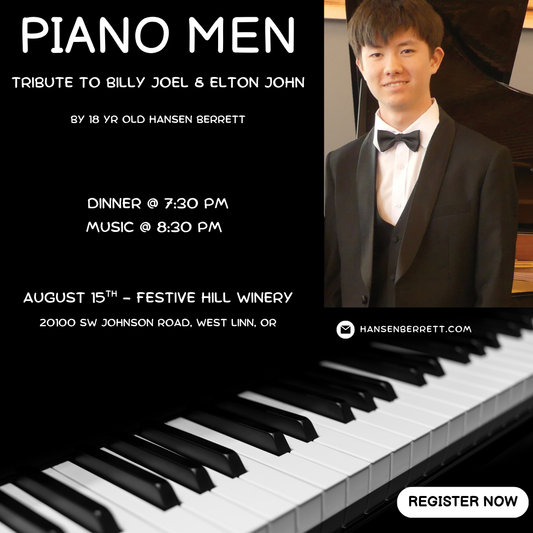 Piano Men Billy Joel & Elton John Tribute - Fri, Aug. 15th