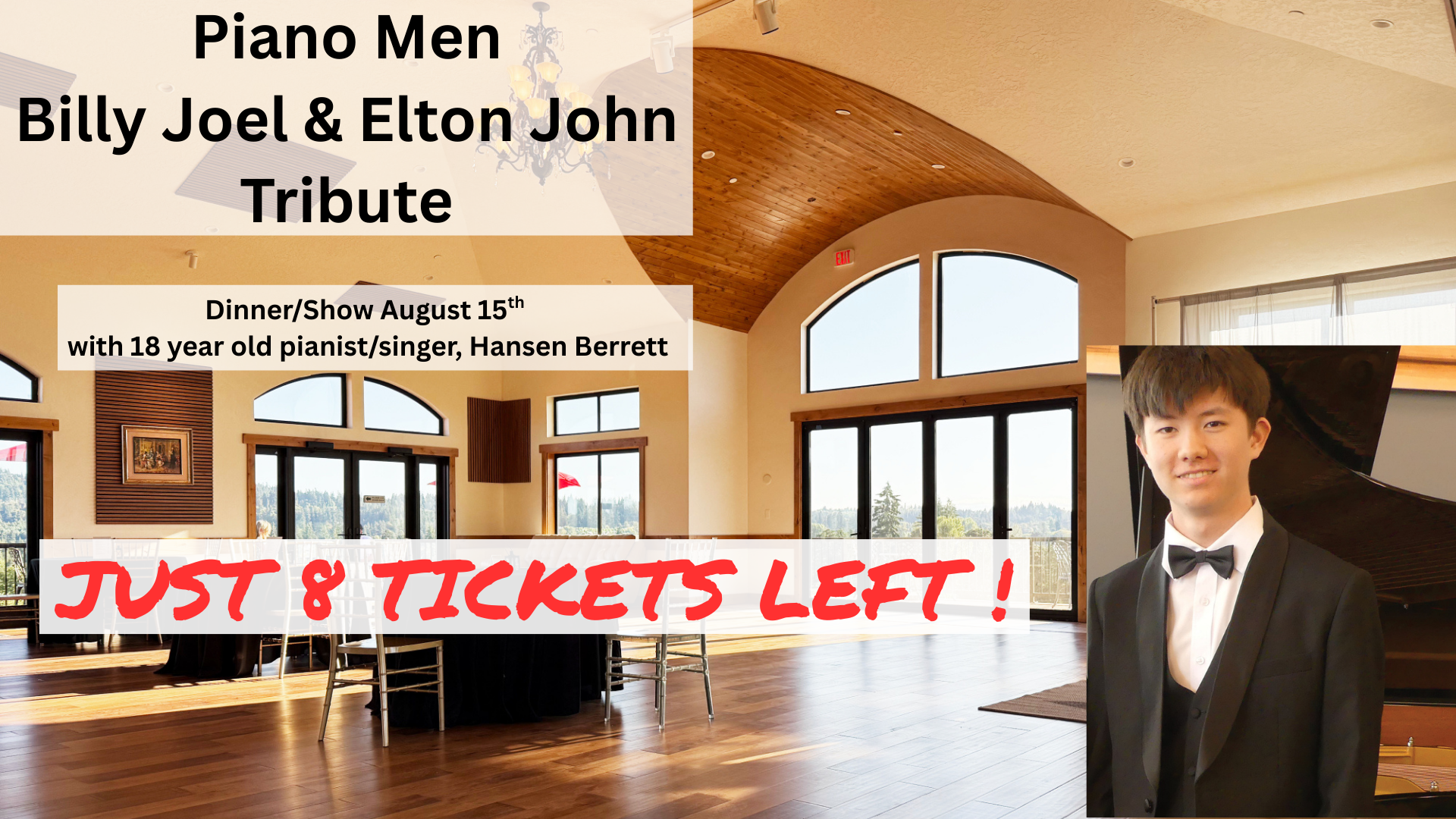 Load video: Hansen - Piano Men Dinner Show
