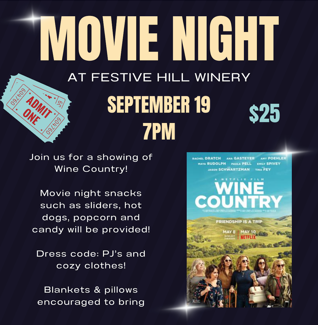 Movie Night at the Winery!