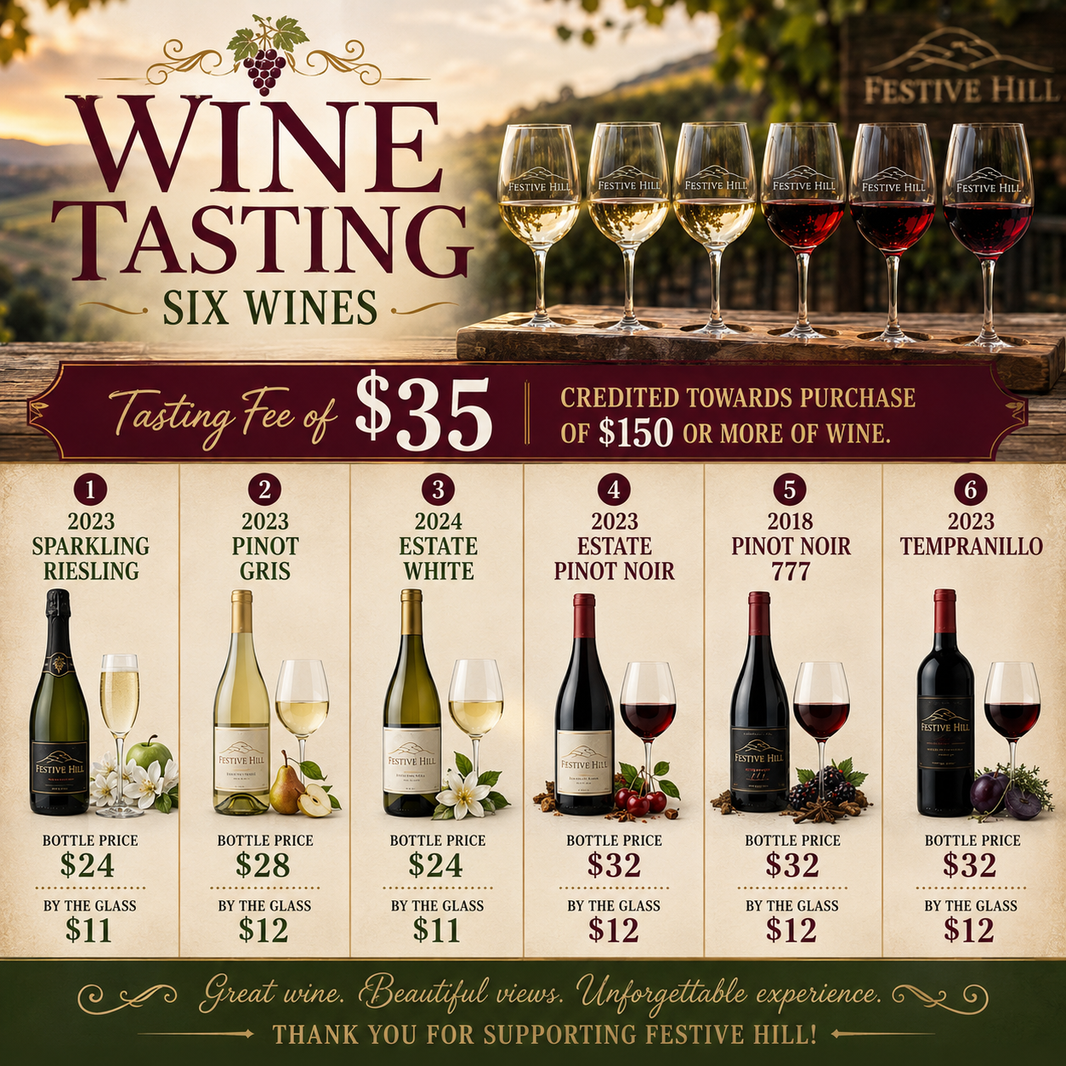 Activities at the Winery – Festive Hill Winery